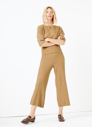 Трендові трикотажні кюлоти штани штани,віскоза marks spenser