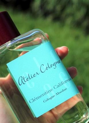Atelier cologne clementine california💥оригінал 1,5 мл розпив аромату затест6 фото