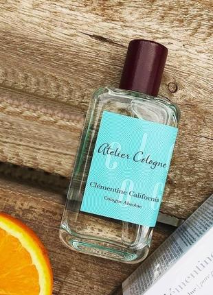 Atelier cologne clementine california💥оригінал 1,5 мл розпив аромату затест7 фото