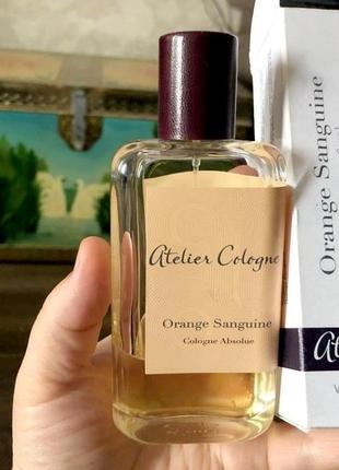 Atelier cologne orange sanguine💥оригинал  4мл распив аромата затест10 фото