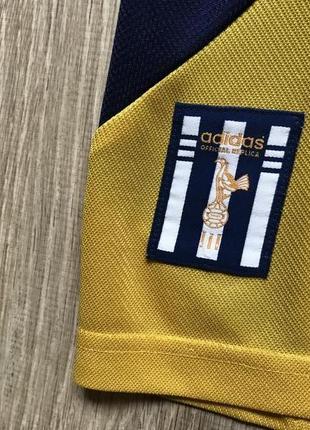 Вінтажна футбольна джерсі adidas tottenham hotspur 1999 away retro football shirt jersey4 фото