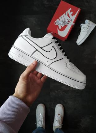 Мужские кроссовки найк Zapatillas de deporte en rojo Air Force 1 Flyknit 2.0 de Nike