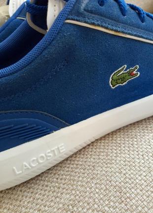 Кросівки замшеві кросівки нові lacoste 🐊avantor 219 1 sma оригінал)5 фото