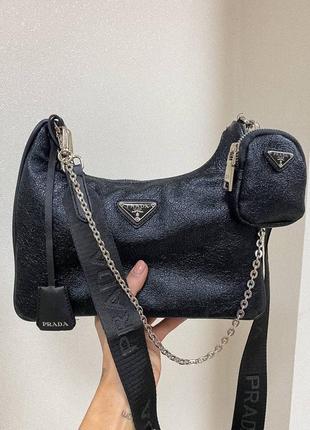 Сумка женская  черная (клатч, кошелек, рюкзак, сумочка)