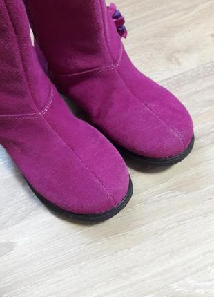 Демісезонні замшивые рожеві чобітки pediped flex 31р.2 фото