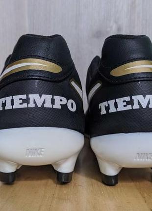 Бутси копочки шкіряні футбольні nike tiempo5 фото