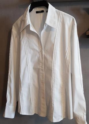 Стильная брендовая белая рубашка блузка verse
