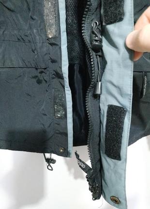 L 50 куртка мужская туристическая чёрная серая zxc6 фото