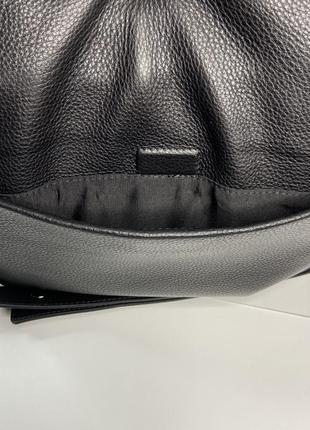 Женская кожаная сумка через на плечо большая polina & eiterou жіноча шкіряна9 фото