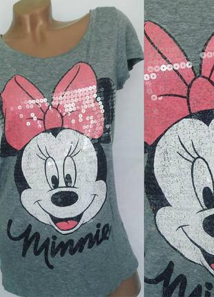 Футболка с принтом minnie mouse
