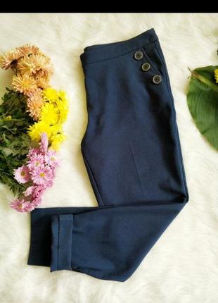 Стильні брюки темно синього кольору redherring.2 фото