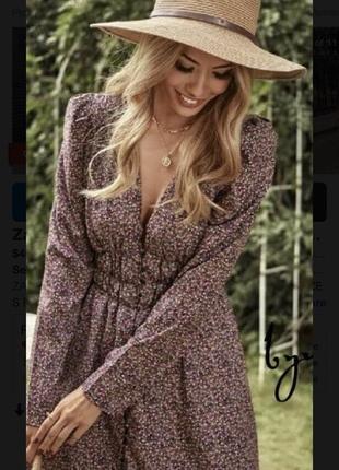 Zara міні плаття в квіточку в наявності s m l6 фото