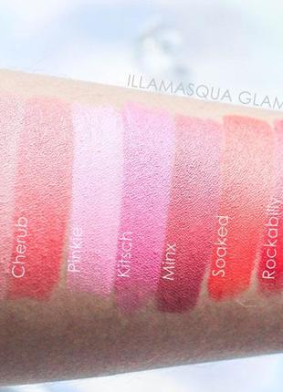 Ідеальна нюдовая помада illamasqua glamore lipstick у відтінку rosepout5 фото