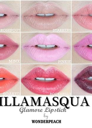 Ідеальна нюдовая помада illamasqua glamore lipstick у відтінку rosepout6 фото