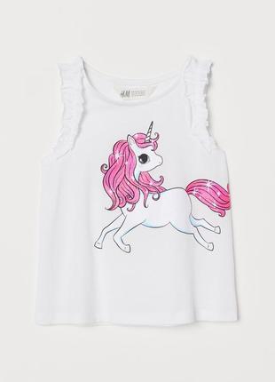 Топи для дівчат 2-10 років від h&m швеція