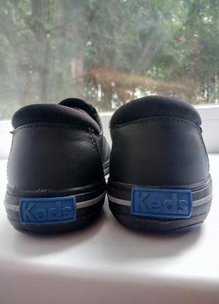 Черные кожанные туфли  keds2 фото
