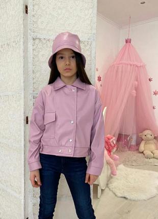 Куртка+панамка на дівчинку