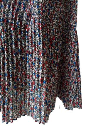 Сукня платье в квітковий принт плісировка оборки envii р. 44-469 фото