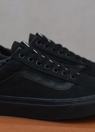 Черные кеды, кроссовки vans old skool, 40.5 размер. оригинал