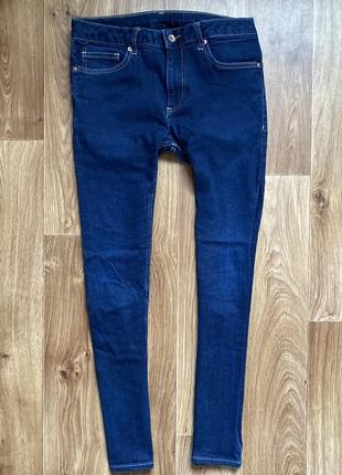 Topman - джинсы темно-синие зауженные размер s-m 302 фото