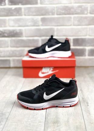 Мужские кроссовки nike zoom run black/red