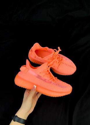 Жіночі кросівки adidas yeezy boost 350 orange