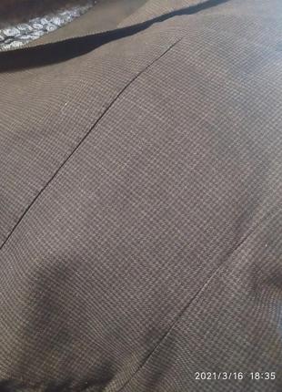 Шерстяной пиджак ,блейзер бренд оригинал 98%шерсть ,гусиная лапка8 фото