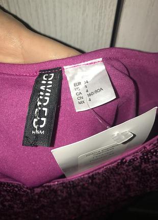 Вечірнє плаття h&m з паєтками 4