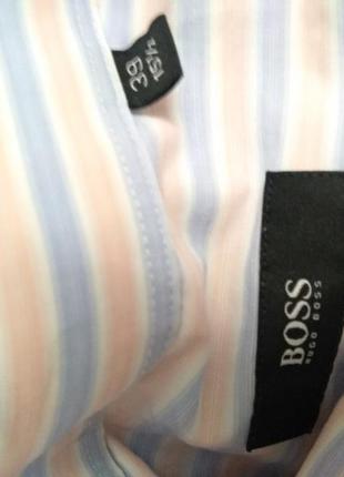 Чоловіча сорочка в смужку від hugo boss3 фото