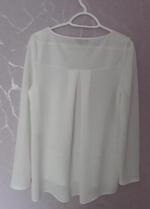 Белая блуза massimo dutti 2