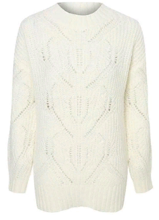 Джемпер жіночий cable pointelle knitted jumper george м крупноі вязки