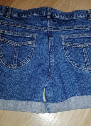 Шорты джинсовые для девочки, george, р. 9-10/134-1402 фото