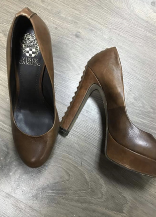 Кожаные туфли vince camuto