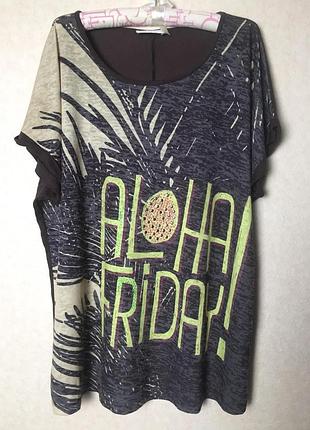 Крутейшая футболка большого размера от ulla popken