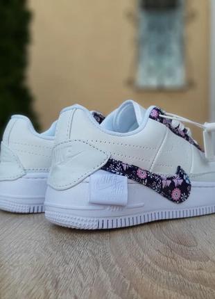 Nike air force 1 jester🆕шикарні жіночі кросівки🆕білі шкіряні найк🆕жіночі кросівки🆕3 фото