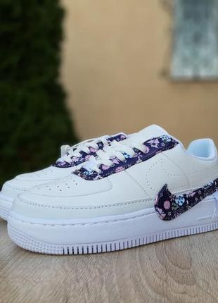 Nike air force 1 jester🆕шикарные женские кроссовки🆕белые кожаные найк🆕жіночі кросівки🆕4 фото