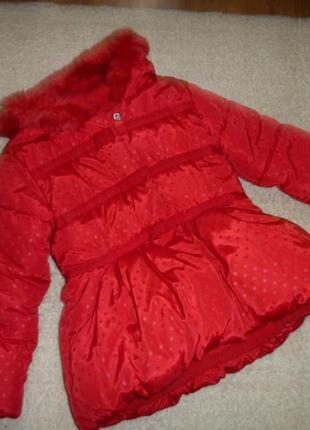 Теплое пальто на 3-4 года от некст next