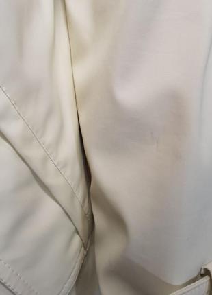 Куртка ветровка "giacca a gallery company" (италия) молочного цвета6 фото