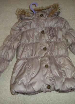 Классное демисезонное пальто на 3-4 года от некст next2 фото