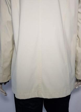 Куртка ветровка "giacca a gallery company" (италия) молочного цвета9 фото