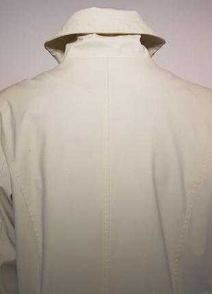 Куртка ветровка "giacca a gallery company" (италия) молочного цвета8 фото