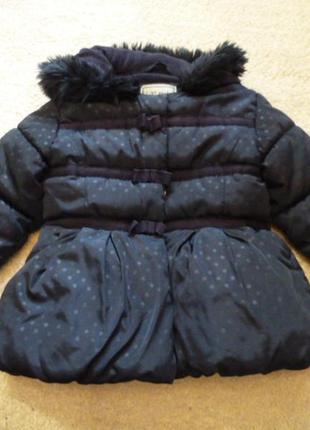 Теплая куртка пальто на 1,5-2 года от некст next5 фото