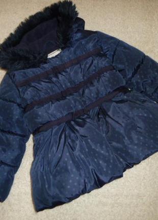 Теплая куртка пальто на 1,5-2 года от некст next1 фото