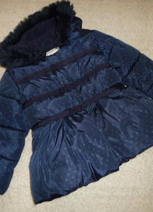 Теплая куртка пальто на 1,5-2 года от некст next