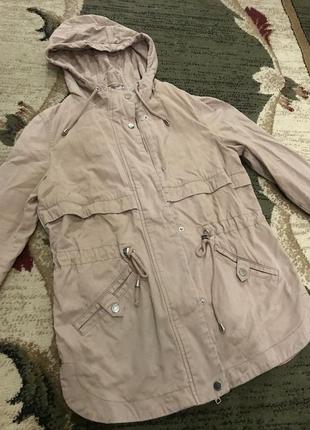Парку тонка куртка h&m xs s