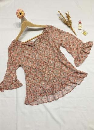 Блузка з рюшами, літня кофта / блузка с рюшами, летняя кофта1 фото