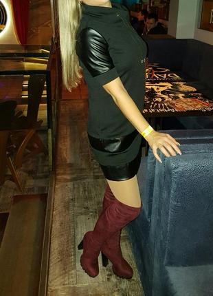 Продам сукню з всьавкамт еко-шкіри