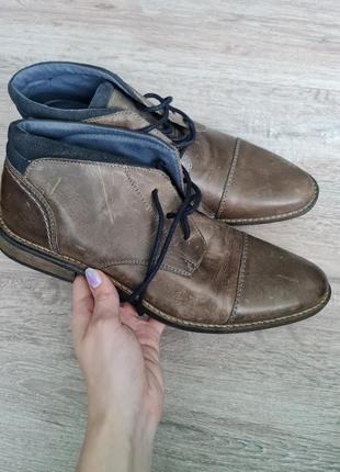 Черевики туфлі minelli мужские туфли кожа ботинки2 фото