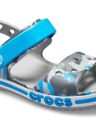 Детские босоножки crocs bayaband seasonal graphic sandal, 100% оригинал