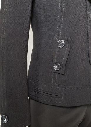 Куртка "marc aurel" шерстяная текстильная черная (германия).5 фото
